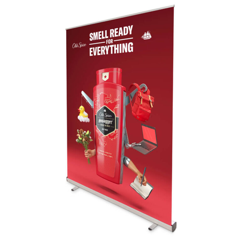 Roller banner stands